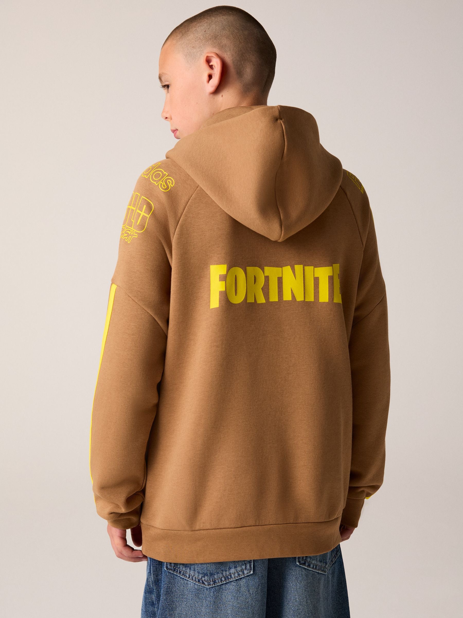 Dsiney Kidz - adidas Brown Fortnite Hoodie image 2