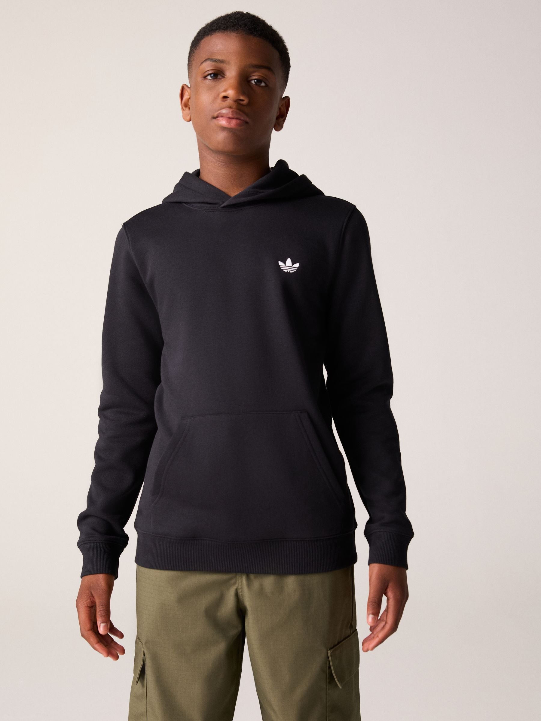 Dsiney Kidz - adidas Originals Black Regular Fleece Hoodie image 1