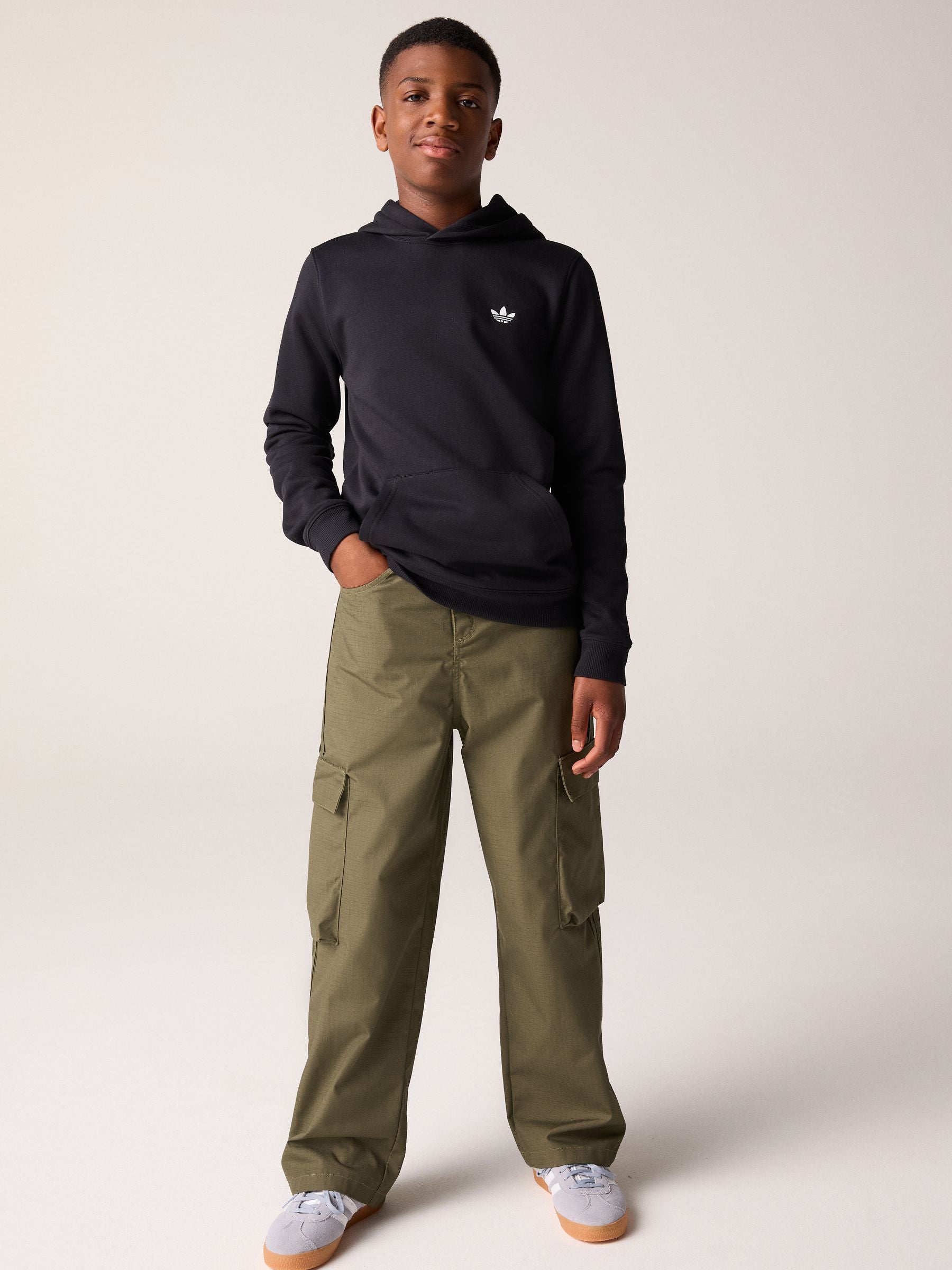 Dsiney Kidz - adidas Originals Black Regular Fleece Hoodie image 2