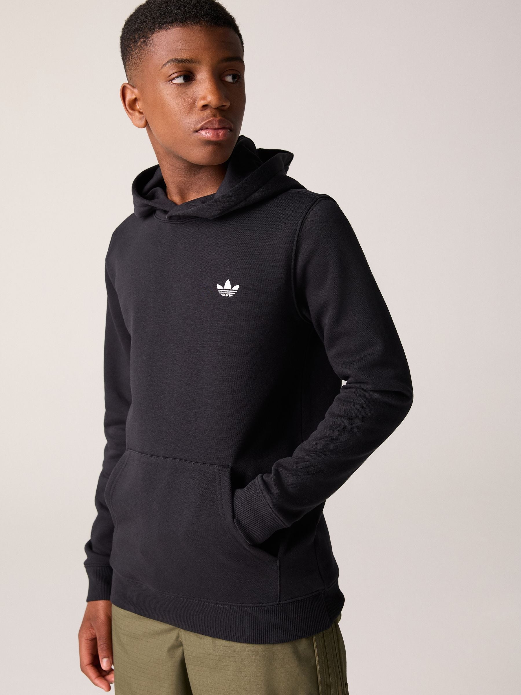 Dsiney Kidz - adidas Originals Black Regular Fleece Hoodie image 3