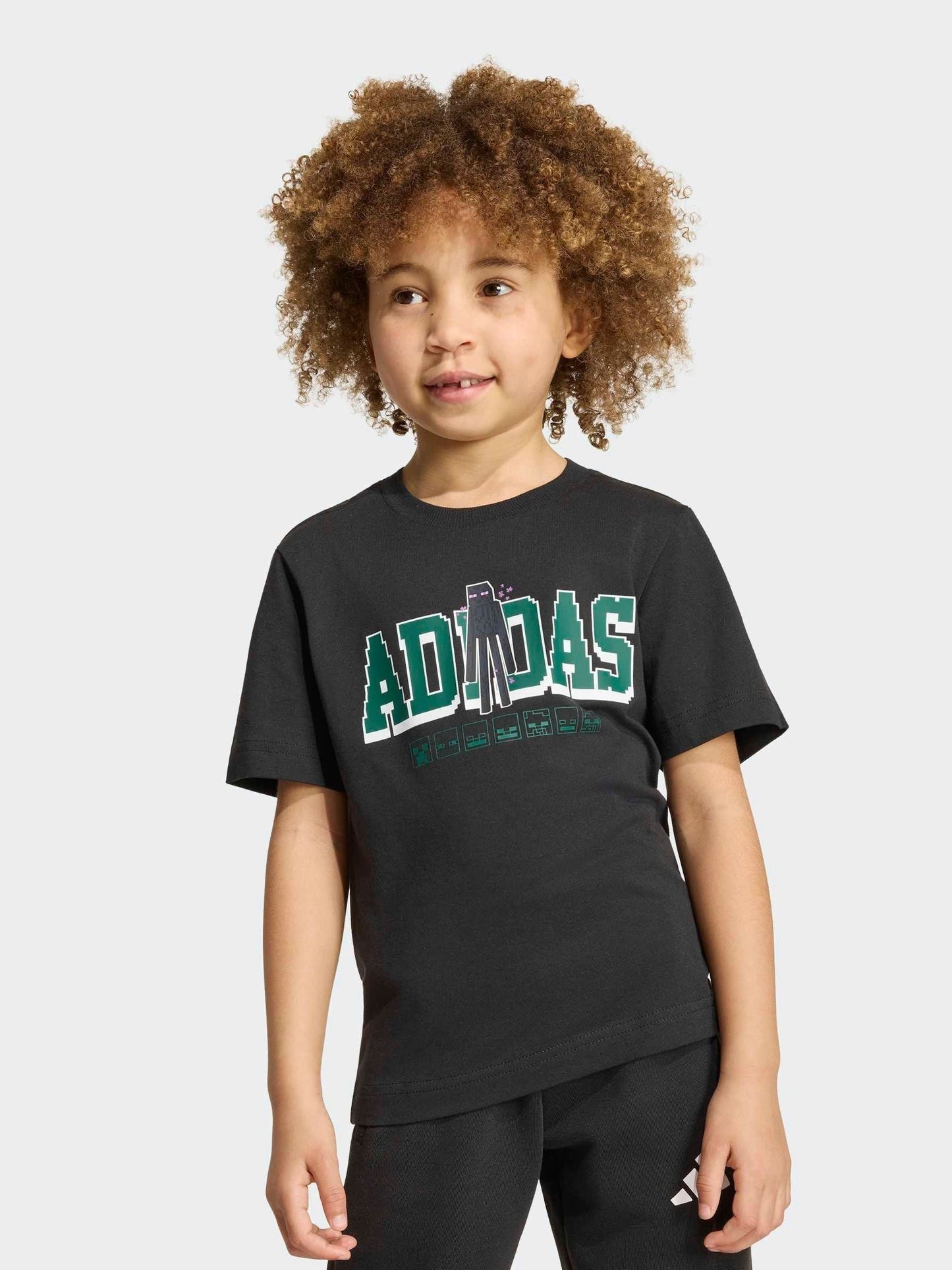 Dsiney Kidz - adidas Black Minecraft T-Shirt image 1