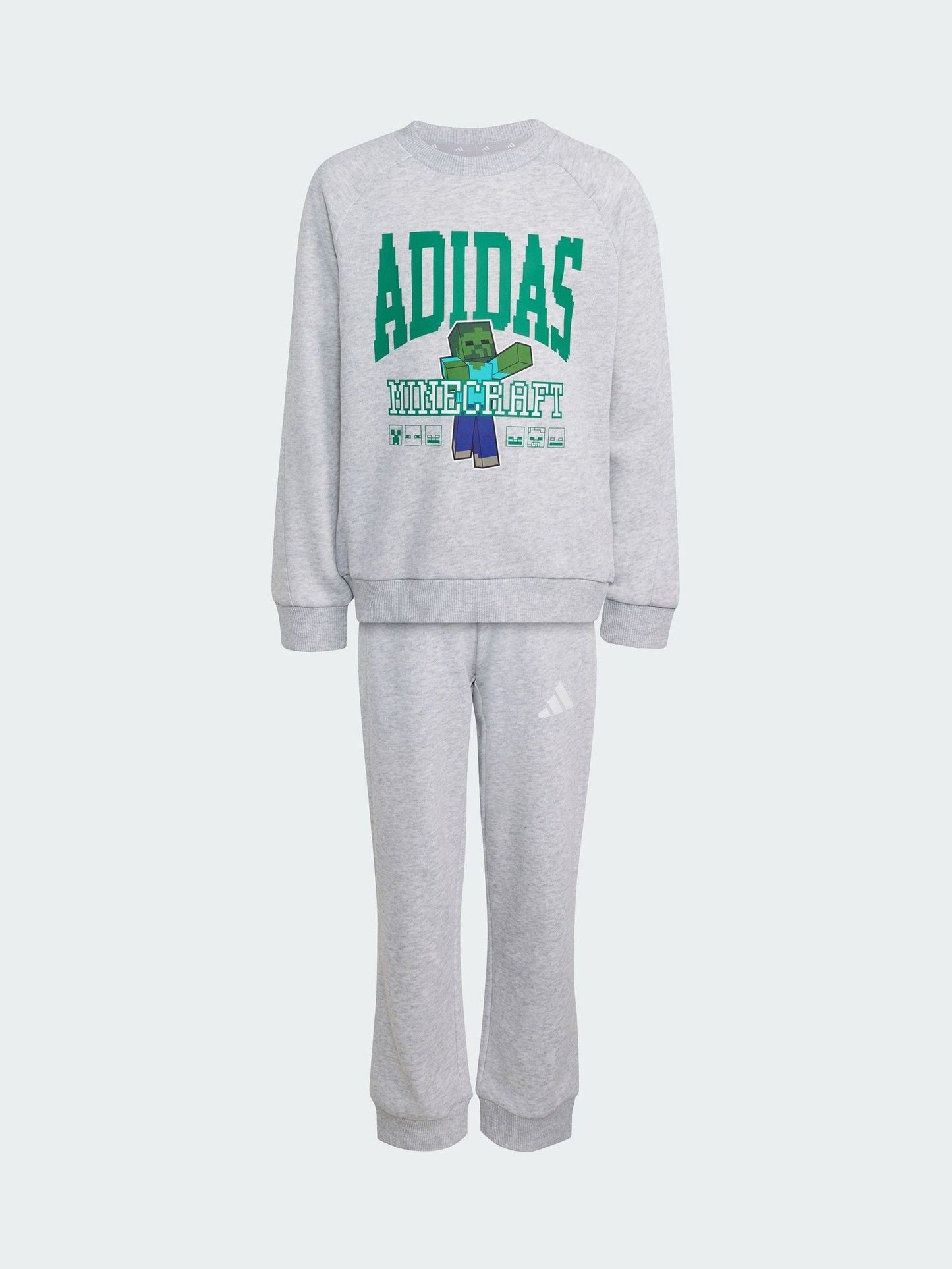 Dsiney Kidz - adidas Grey Minecraft Little Kids Tracksuit image 5