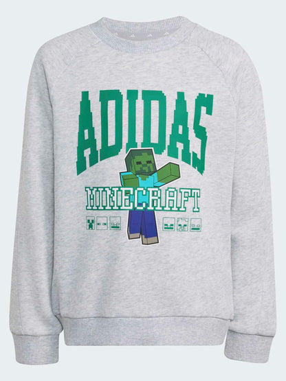 Dsiney Kidz - adidas Grey Minecraft Little Kids Tracksuit image 6