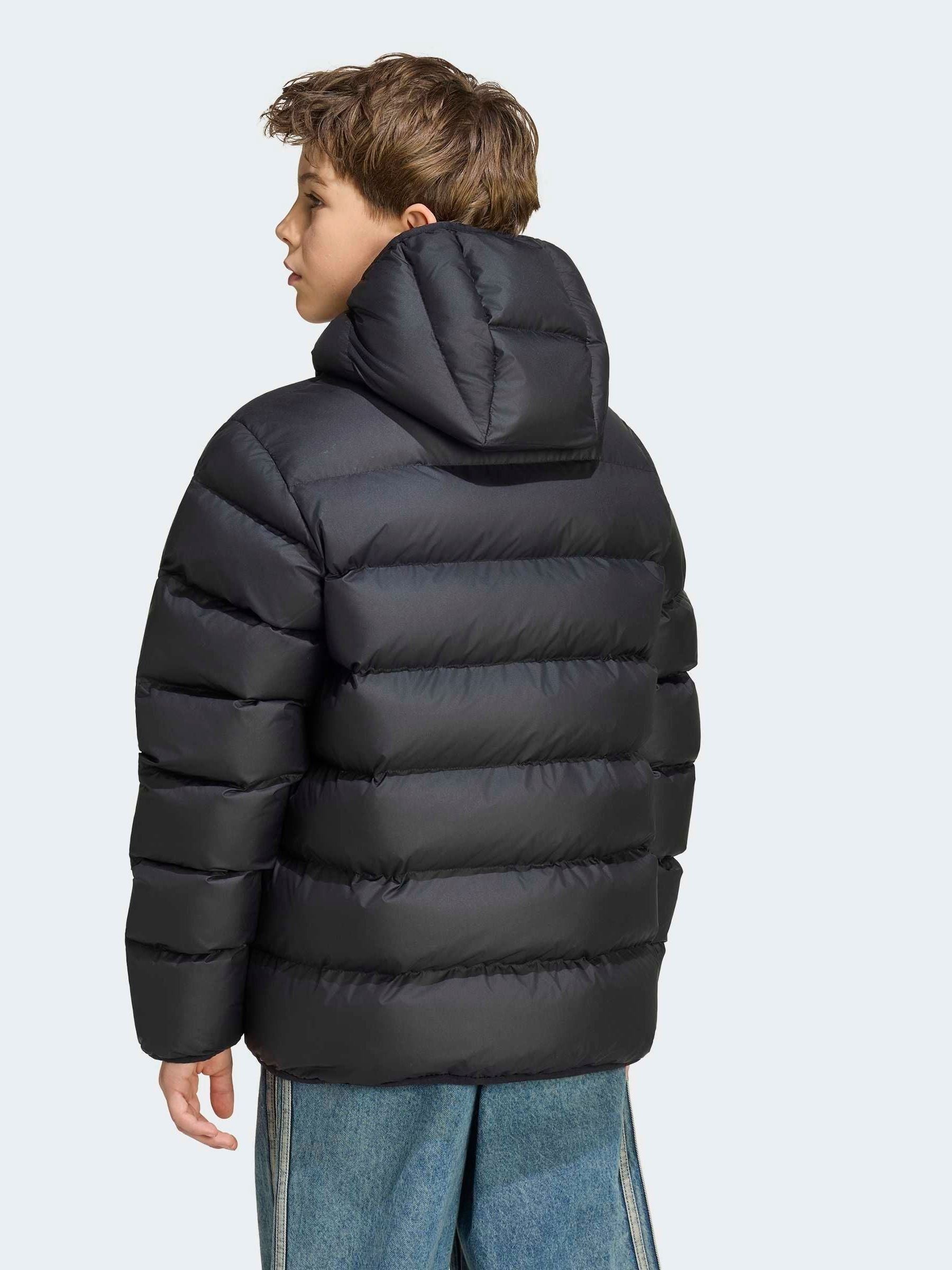 Dsiney Kidz - adidas Originals Black Colour Block Puffer Jacket image 2