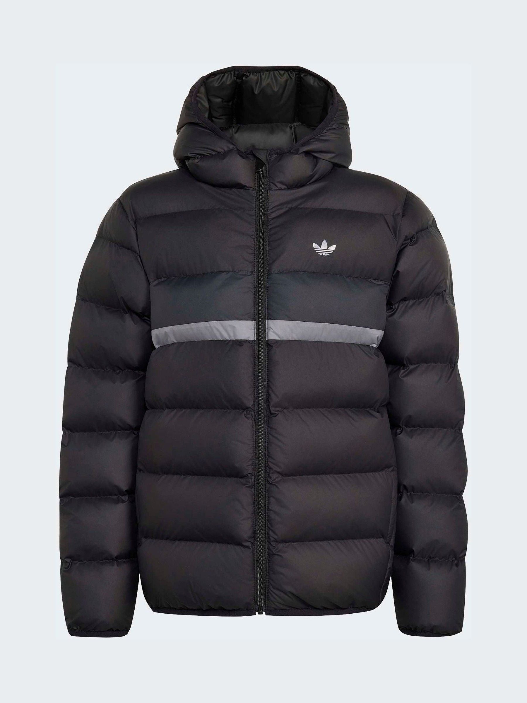 Dsiney Kidz - adidas Originals Black Colour Block Puffer Jacket image 6