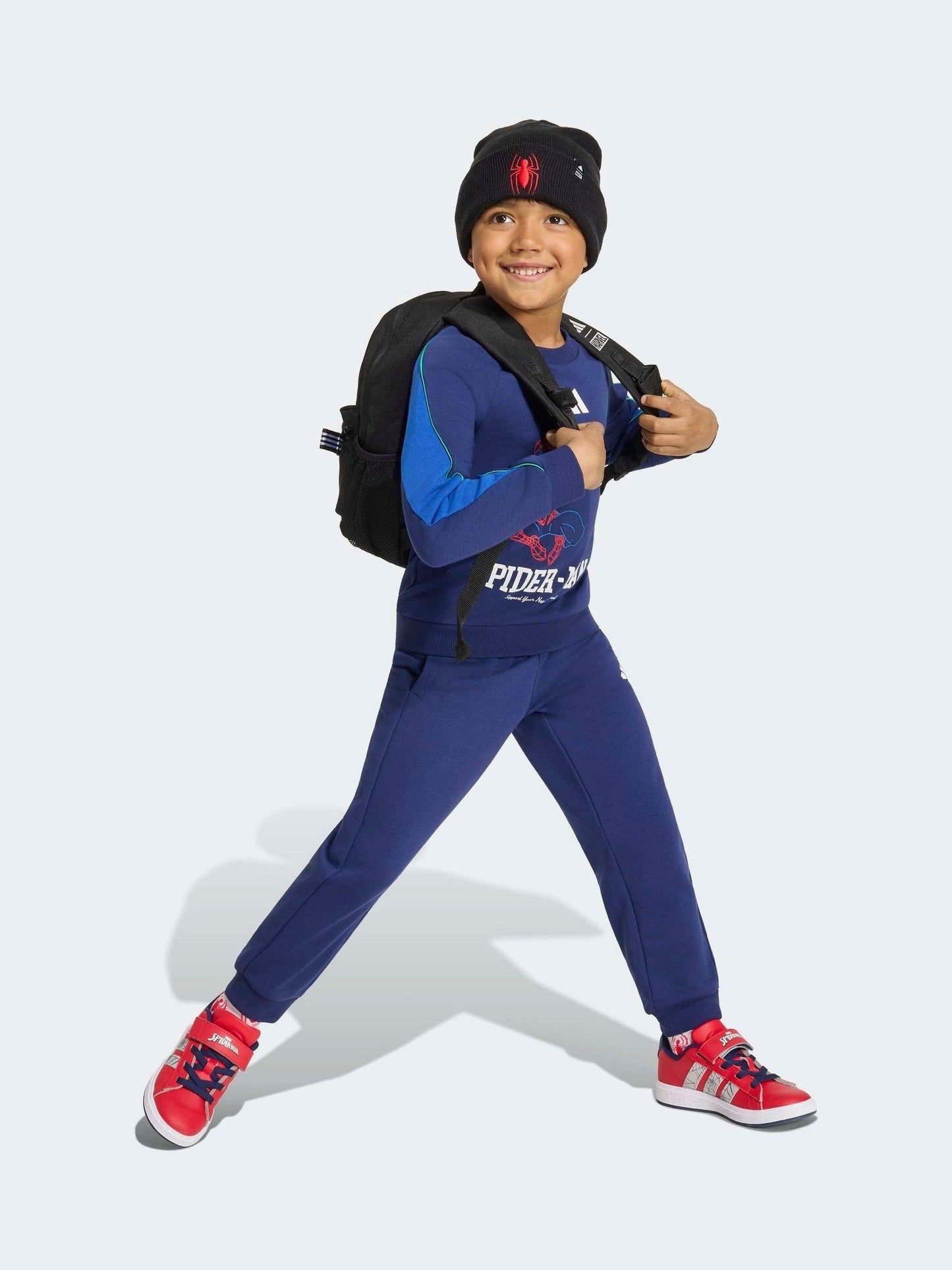 Dsiney Kidz - adidas Blue Spiderman Sweatshirt and Joggers Set image 4