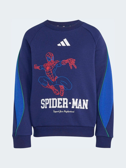Dsiney Kidz - adidas Blue Spiderman Sweatshirt and Joggers Set image 7