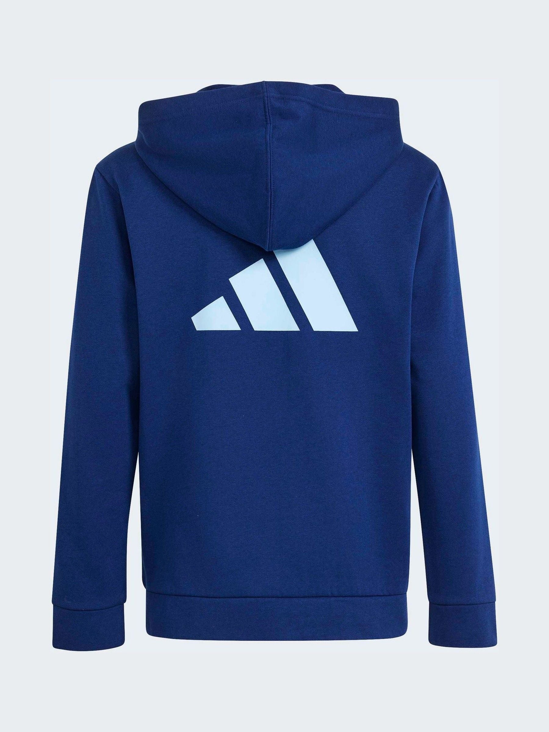 Dsiney Kidz - adidas Blue Colour Block Hoodie image 2