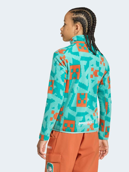 Dsiney Kidz - adidas Green Minecraft Terrex Climawarm Full-zip Fleece Jacket image 2