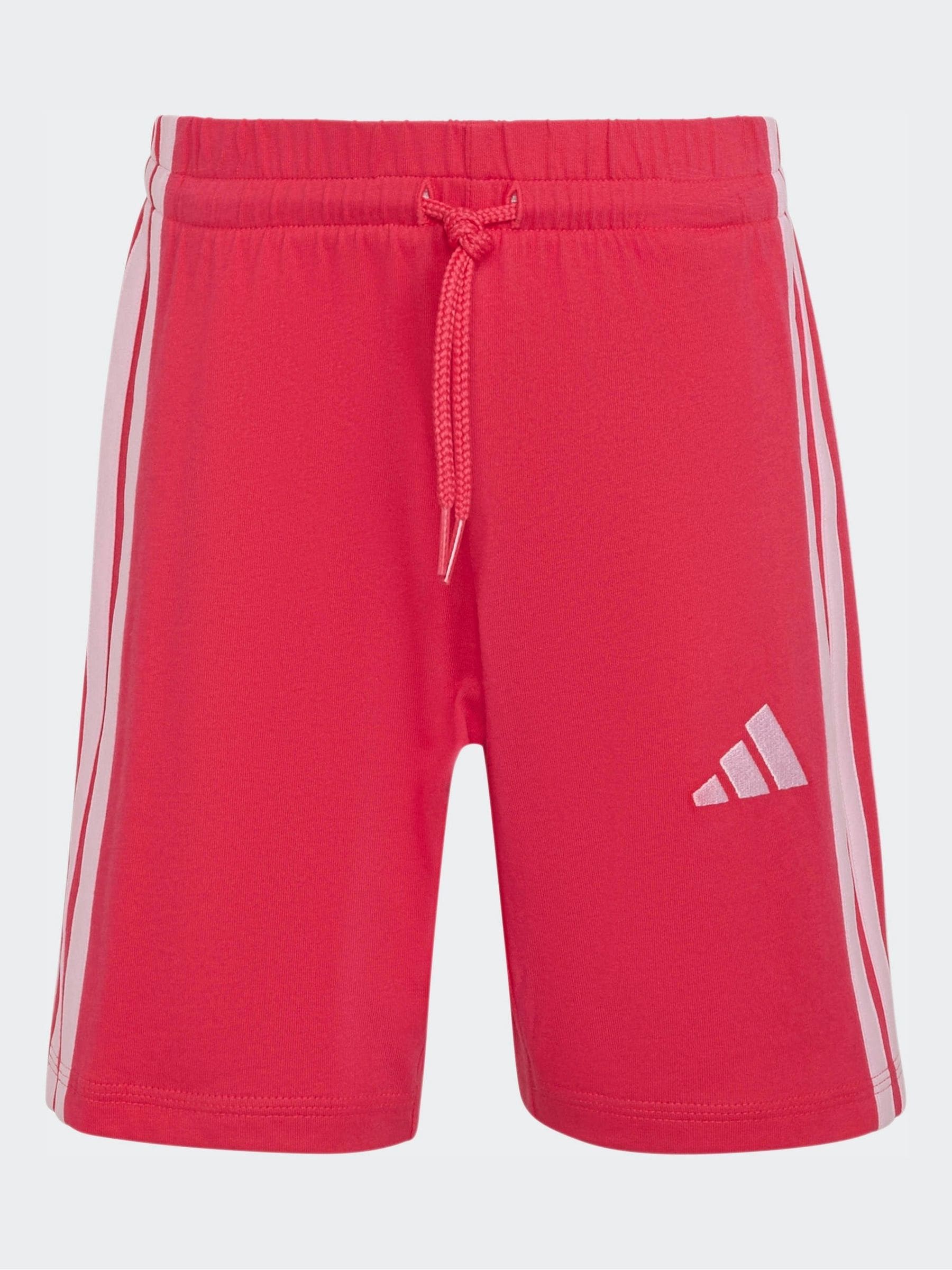 Dsiney Kidz - adidas Pink 3 Stripe Little Kids Top and Shorts Set image 4