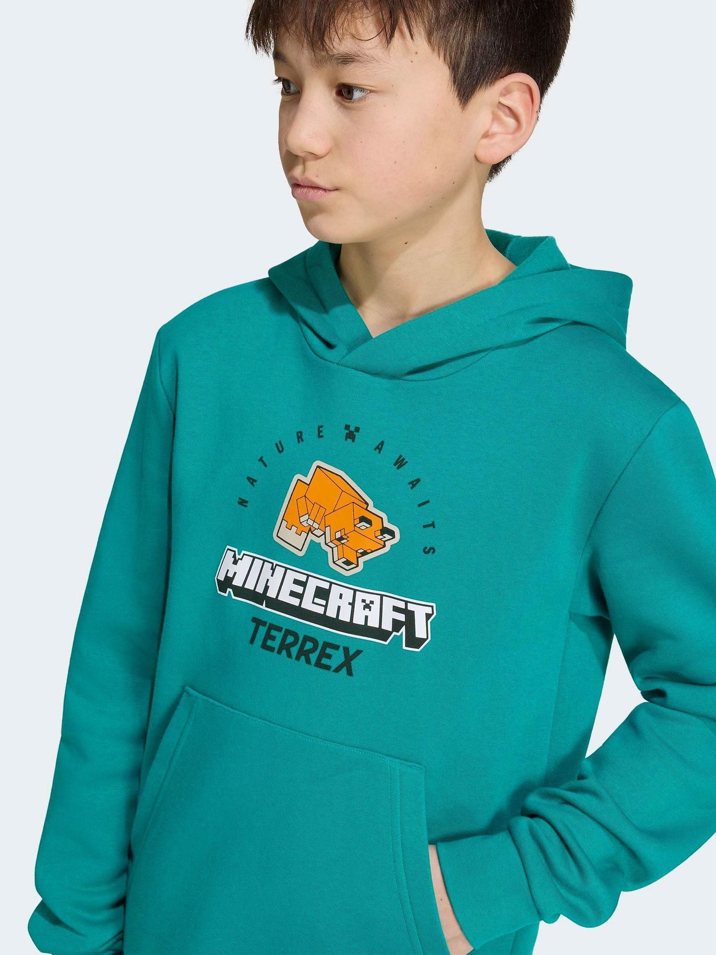 Dsiney Kidz - adidas Terrex Green Minecraft Hoodie image 5