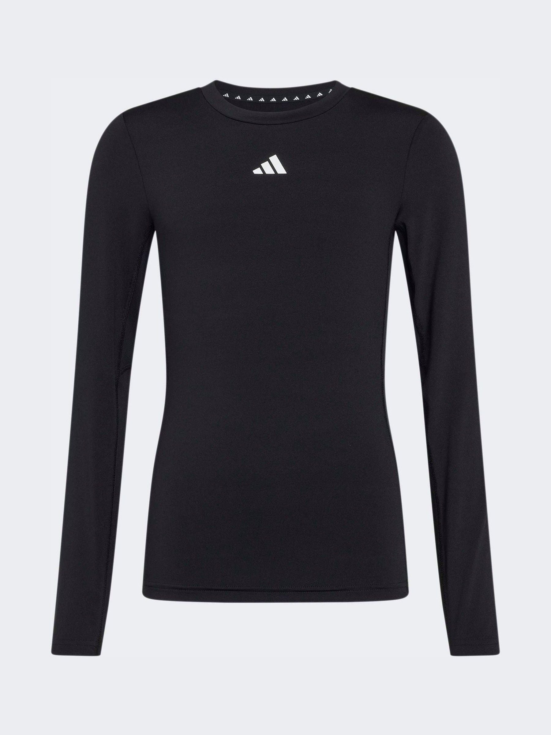 Dsiney Kidz - adidas Black Tech Fit Baselayer T-Shirt image 1