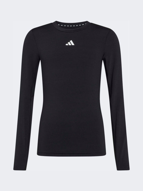 Dsiney Kidz - adidas Black Tech Fit Baselayer T-Shirt image 1