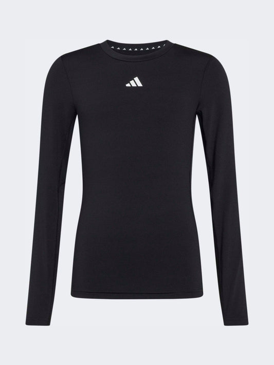 Dsiney Kidz - adidas Black Tech Fit Baselayer T-Shirt image 1