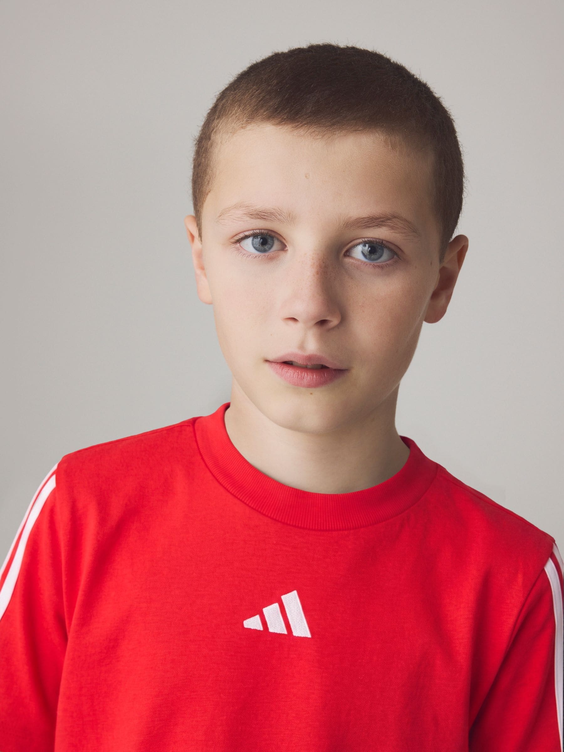 Dsiney Kidz - adidas Red/White Essentials Kids T-Shirt image 3
