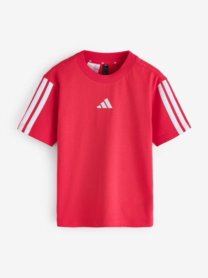 Dsiney Kidz - adidas Red/White Essentials Kids T-Shirt image 4