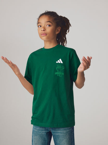 Dsiney Kidz - adidas Green Minecraft Graphic T-Shirt image 1