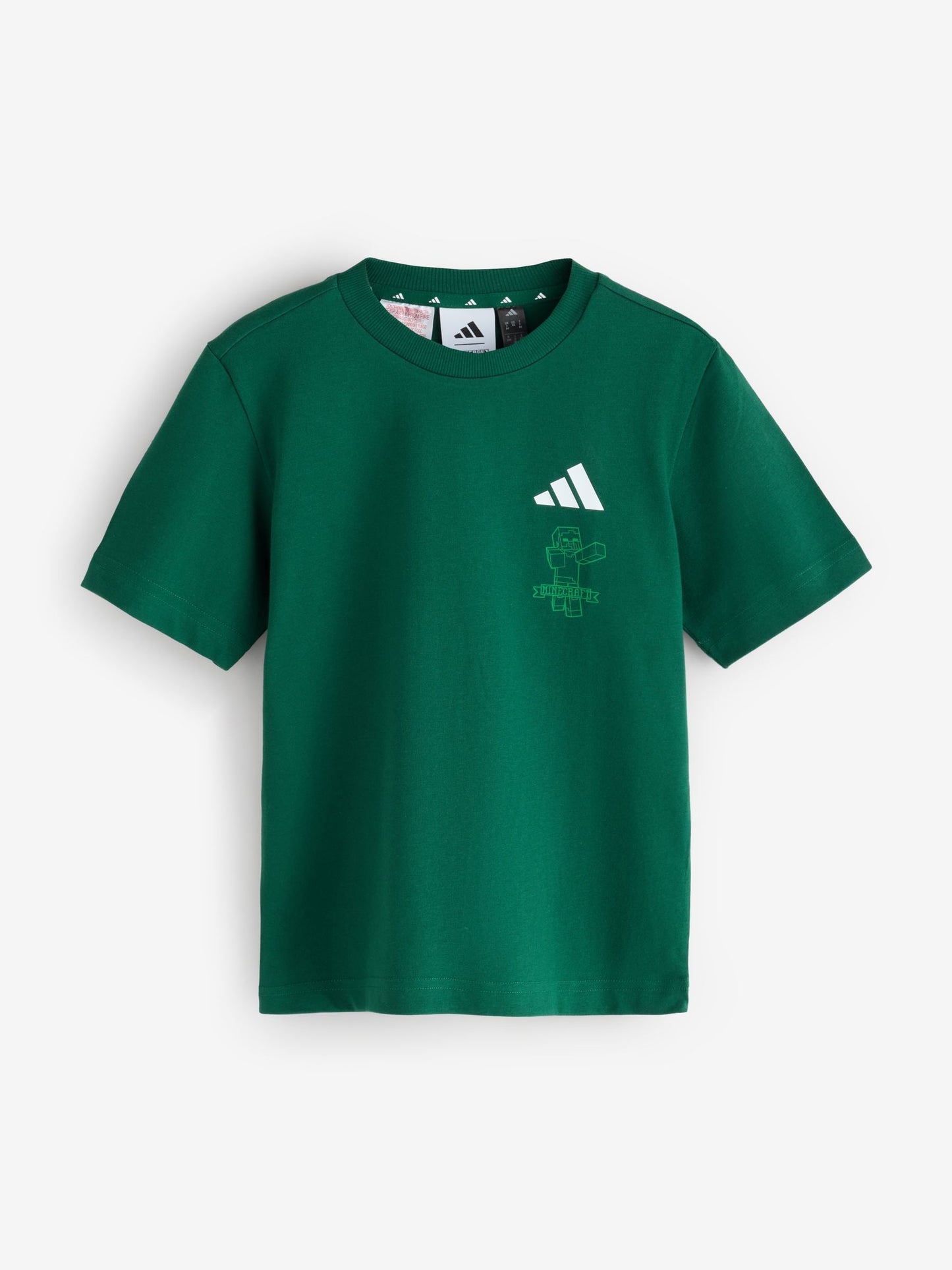 Dsiney Kidz - adidas Green Minecraft Graphic T-Shirt image 4