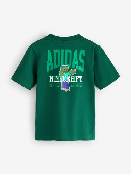 Dsiney Kidz - adidas Green Minecraft Graphic T-Shirt image 5