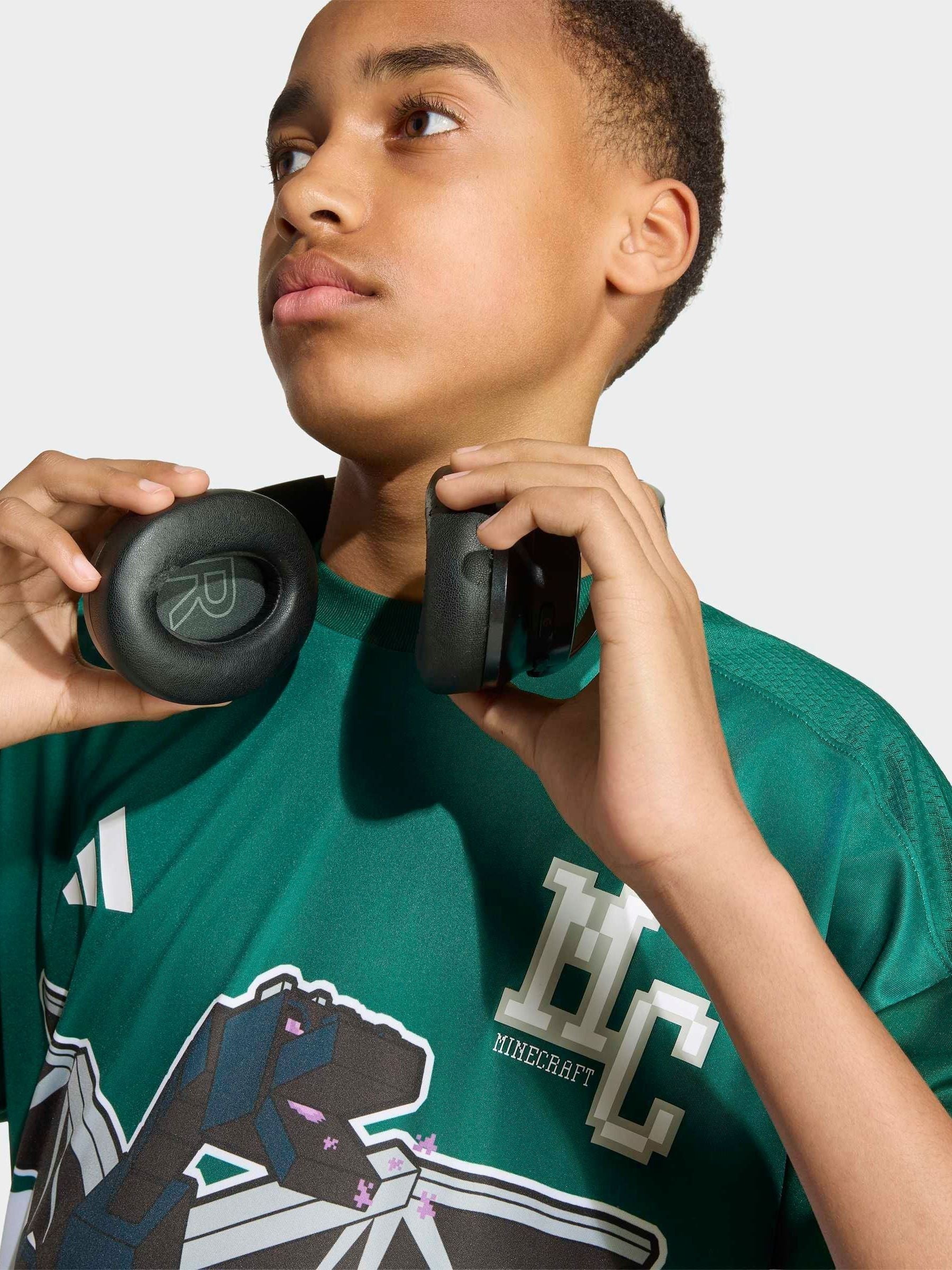 Dsiney Kidz - adidas Green Minecraft T-Shirt image 5