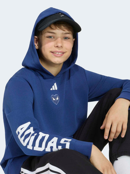 Dsiney Kidz - adidas Blue Marvel Spider-Man Hoodie image 4