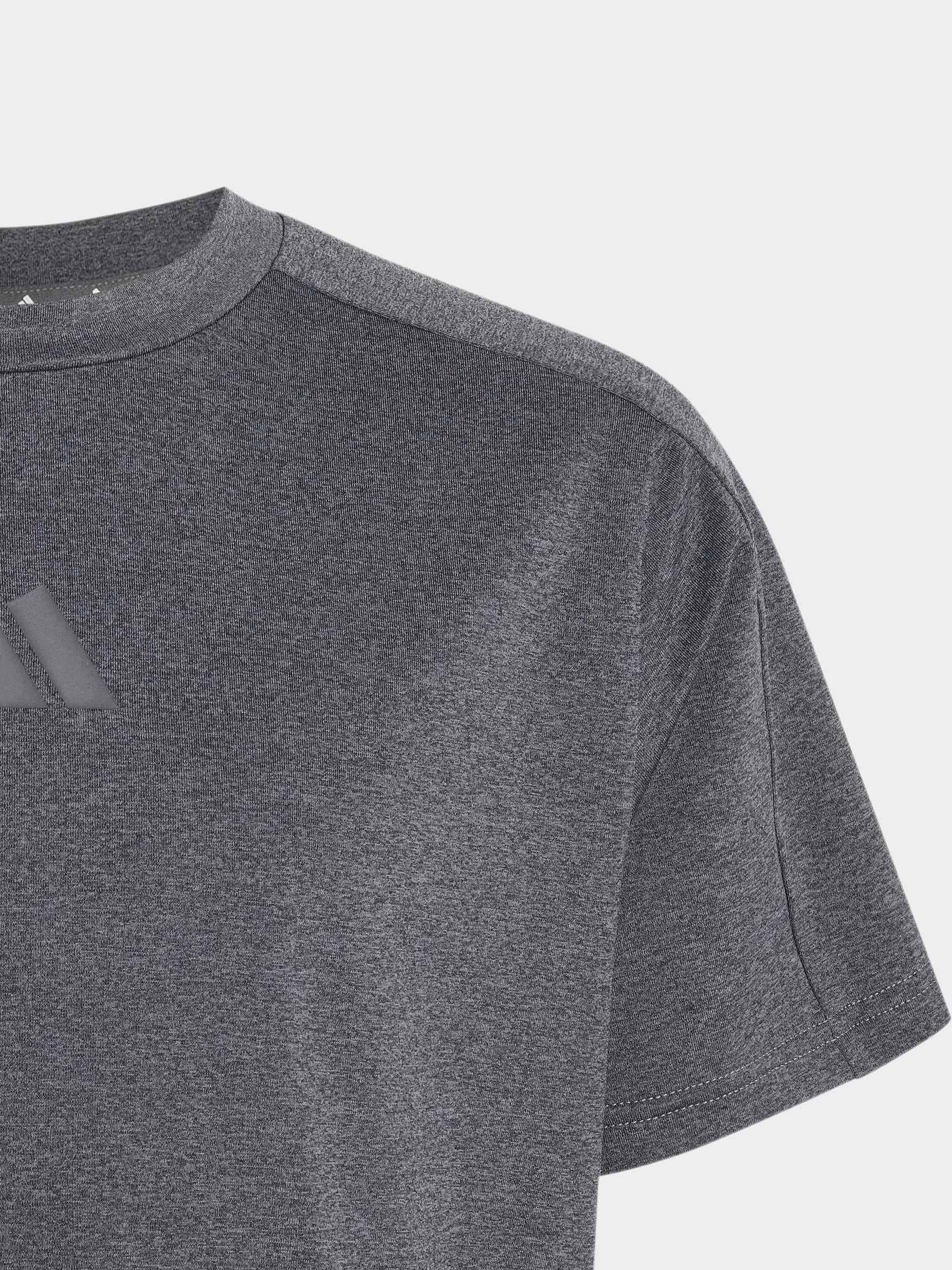 Dsiney Kidz - adidas Black Sport Icons Marl T-Shirt image 4