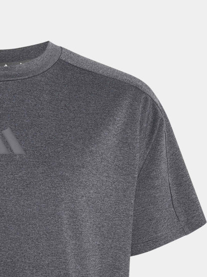 Dsiney Kidz - adidas Black Sport Icons Marl T-Shirt image 4