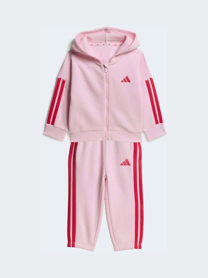 adidas Pink 3 Stripe Tracksuit image 1