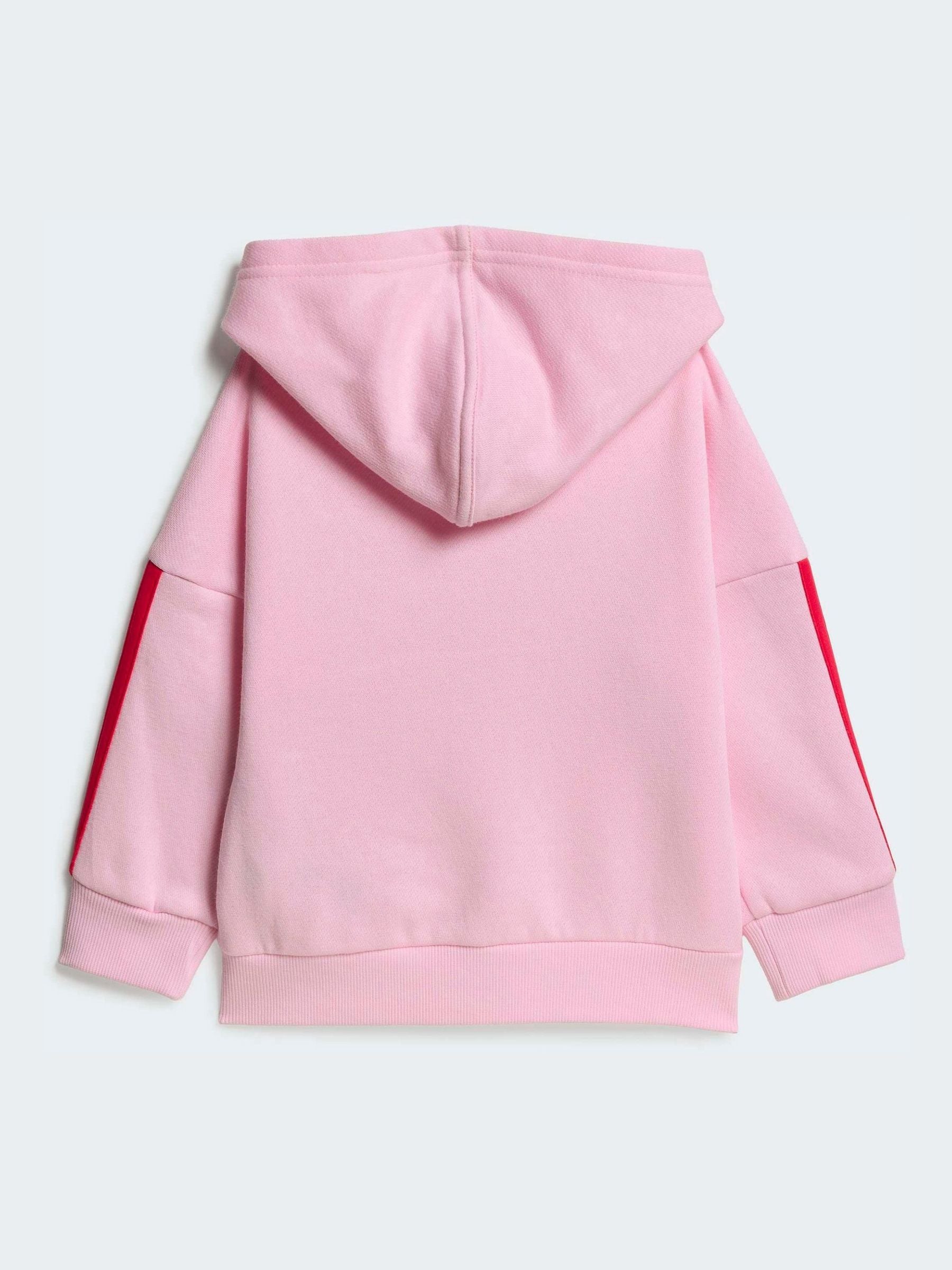 adidas Pink 3 Stripe Tracksuit image 3