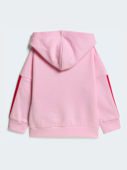 adidas Pink 3 Stripe Tracksuit image 3