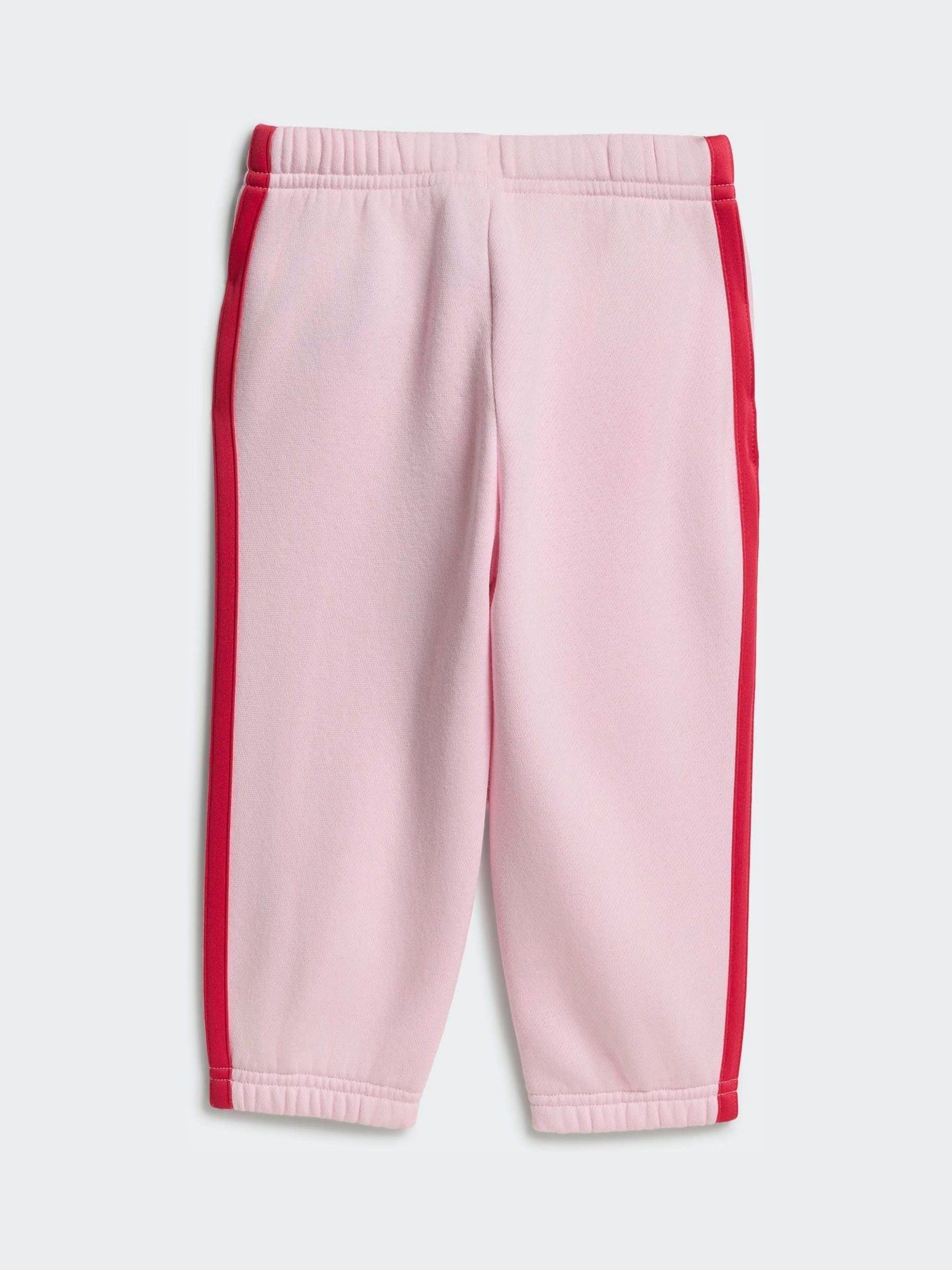adidas Pink 3 Stripe Tracksuit image 6