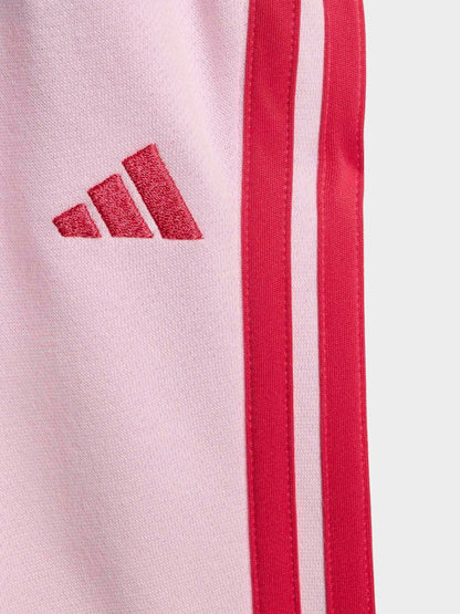 adidas Pink 3 Stripe Tracksuit image 7