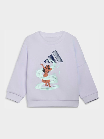 Dsiney Kidz - adidas Purple Infant Disney Moana Sweat Top and Joggers Set image 3