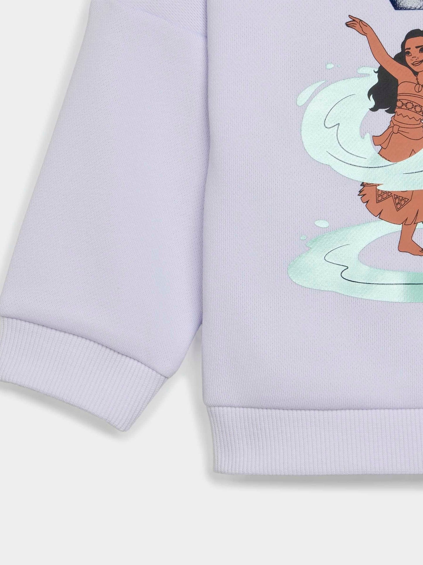 Dsiney Kidz - adidas Purple Infant Disney Moana Sweat Top and Joggers Set image 8