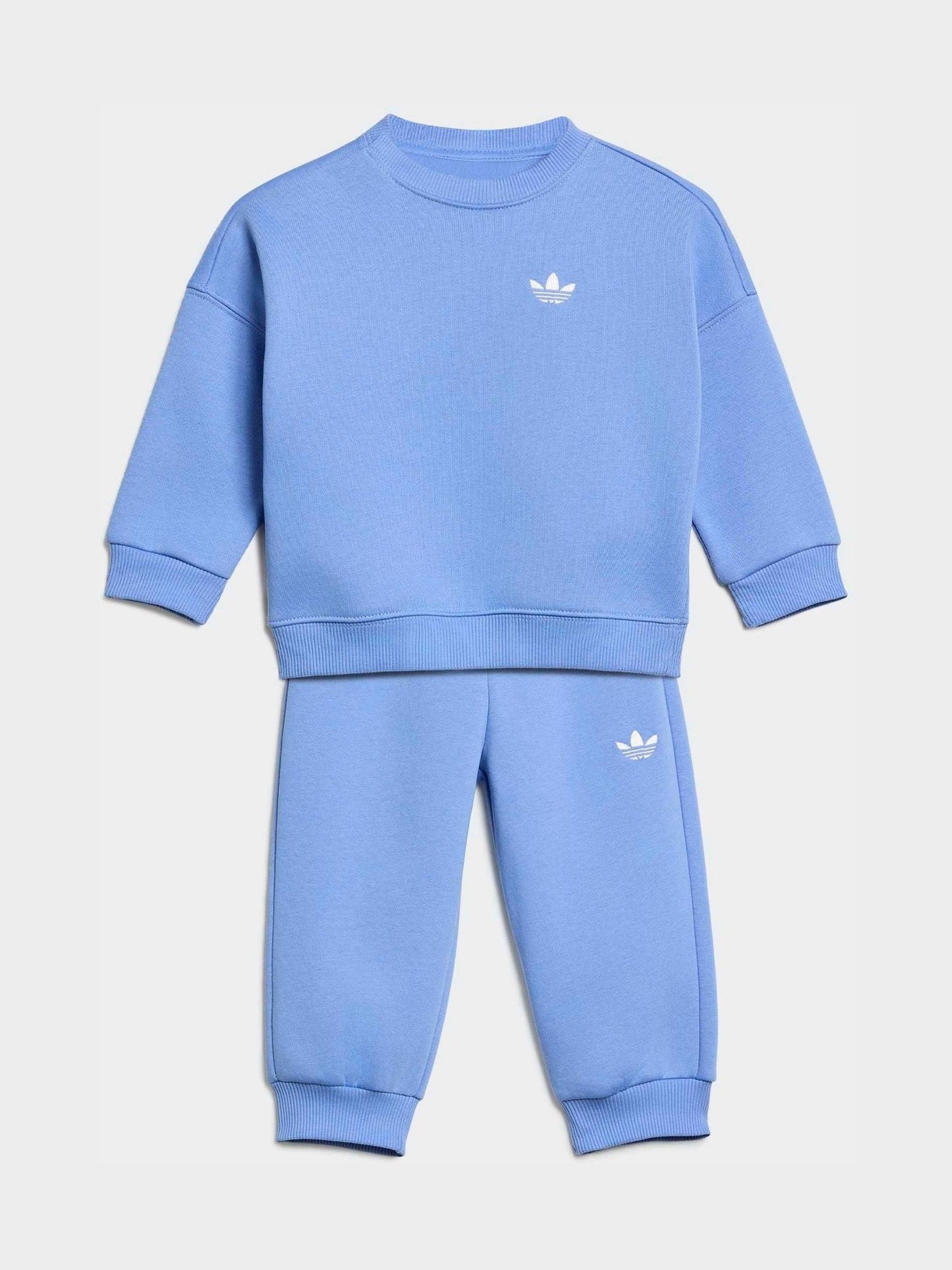 adidas Originals Blue Crew Neck Joggers Set image 1