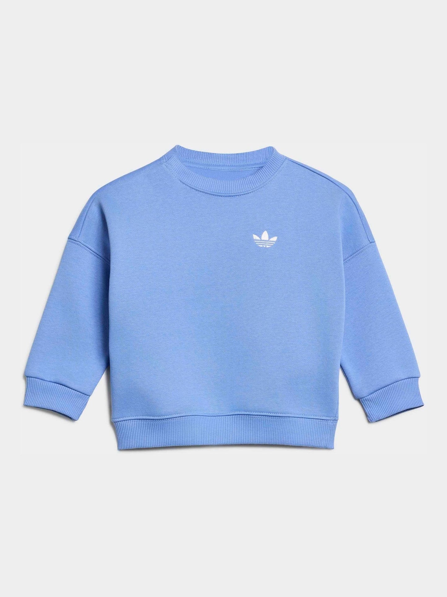adidas Originals Blue Crew Neck Joggers Set image 2