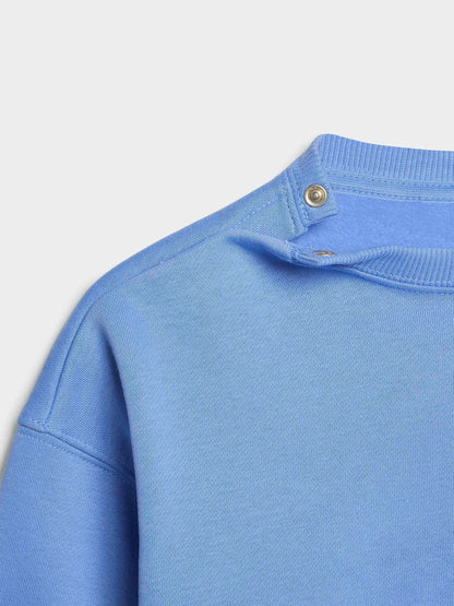 adidas Originals Blue Crew Neck Joggers Set image 7