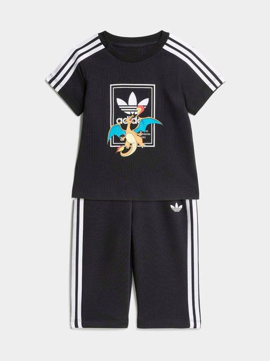 adidas Originals Black T-Shirt and Joggers Set - image 1
