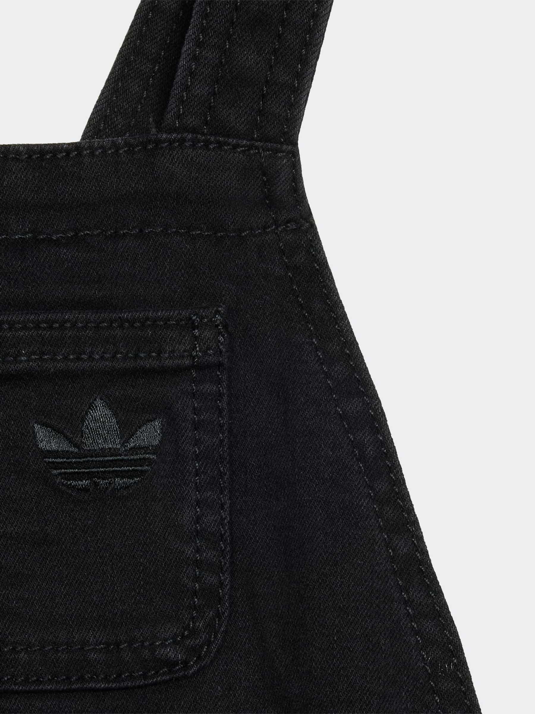 Dsiney Kidz - adidas Originals Black Denim Short Dungarees image 2