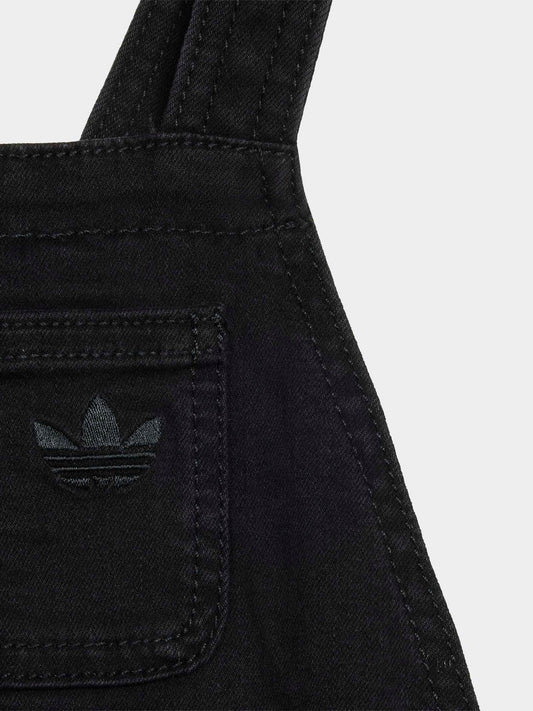 Dsiney Kidz - adidas Originals Black Denim Short Dungarees image 2