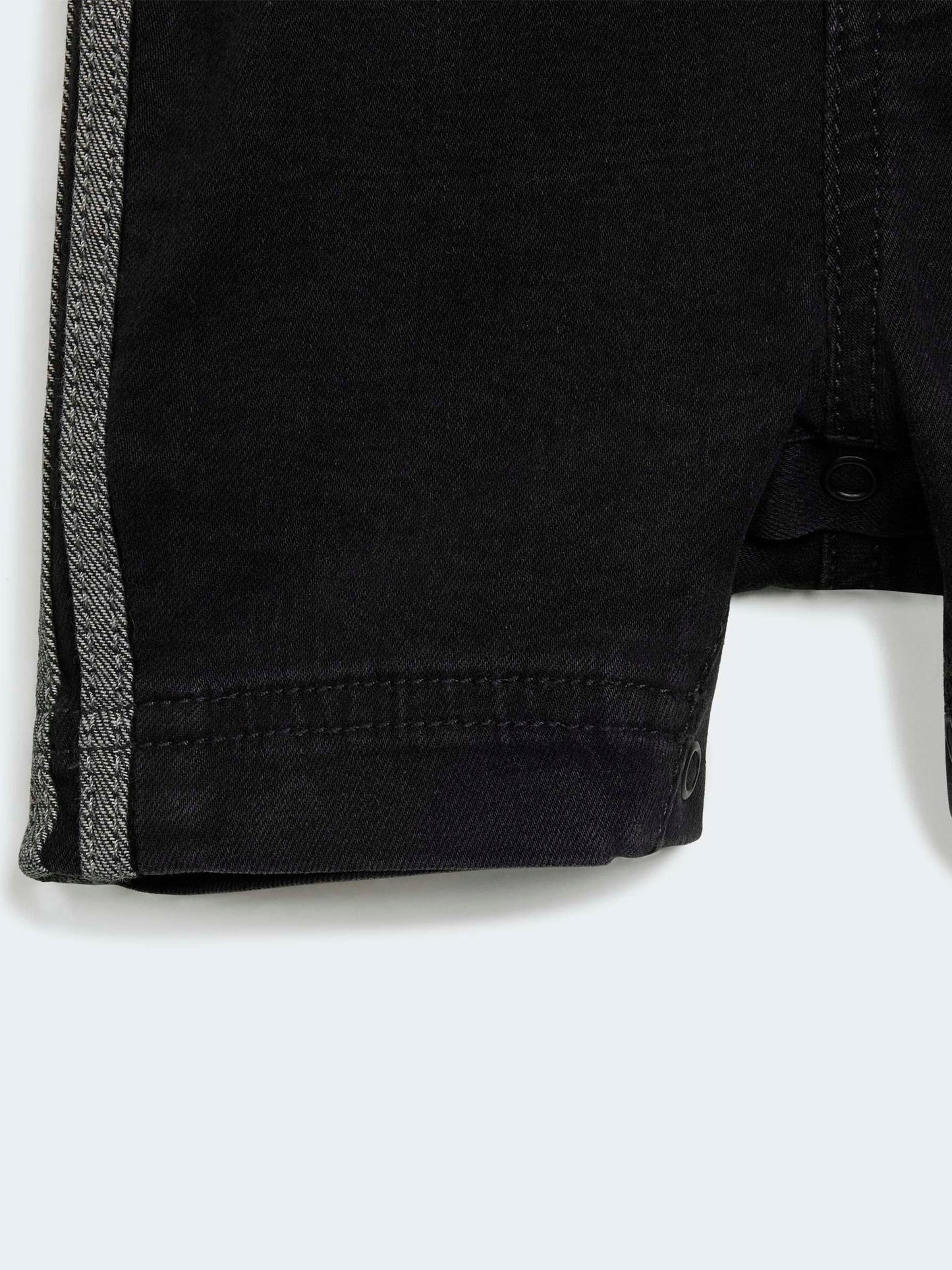 Dsiney Kidz - adidas Originals Black Denim Short Dungarees image 3