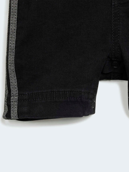 Dsiney Kidz - adidas Originals Black Denim Short Dungarees image 3