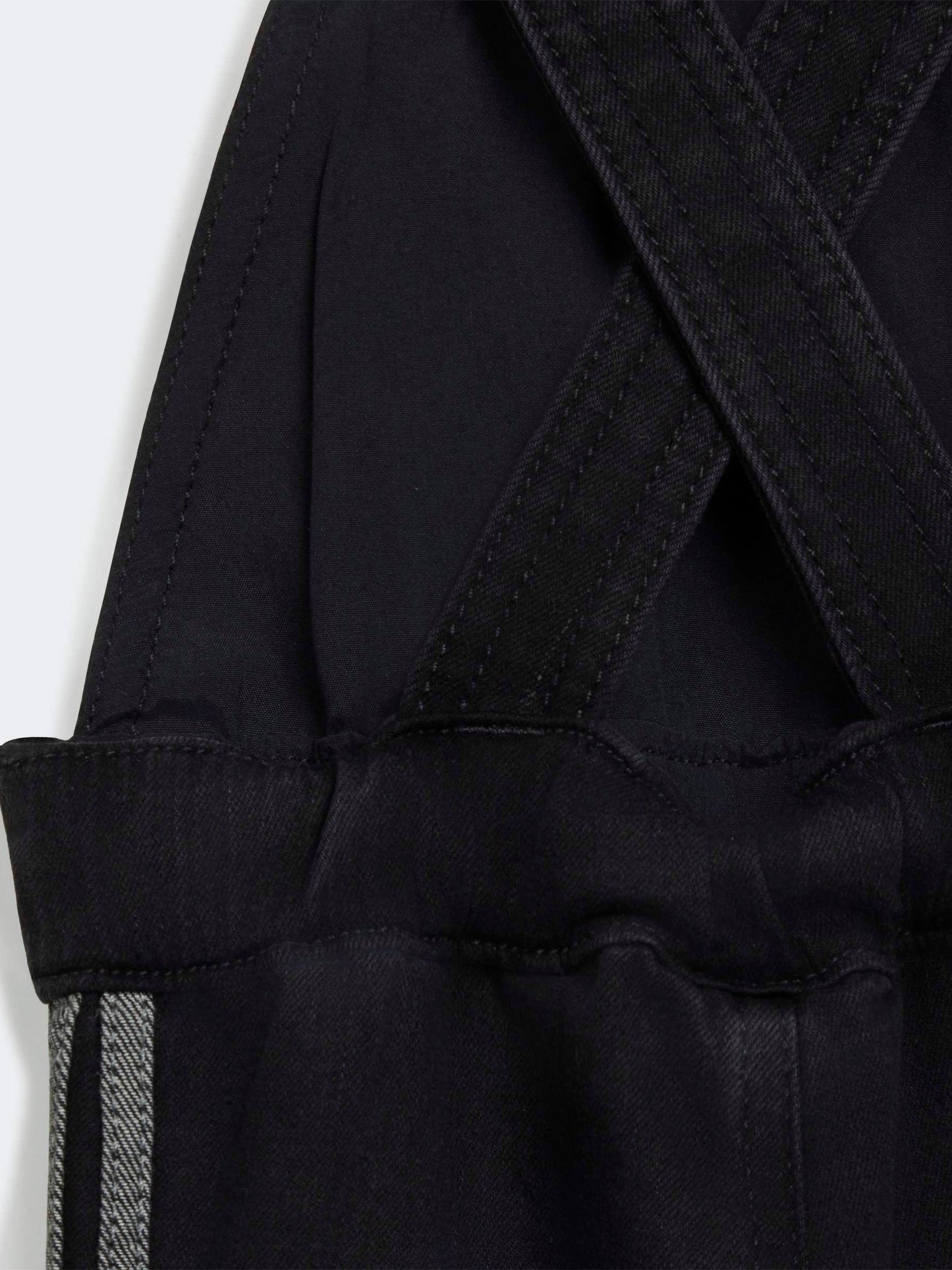 Dsiney Kidz - adidas Originals Black Denim Short Dungarees image 4