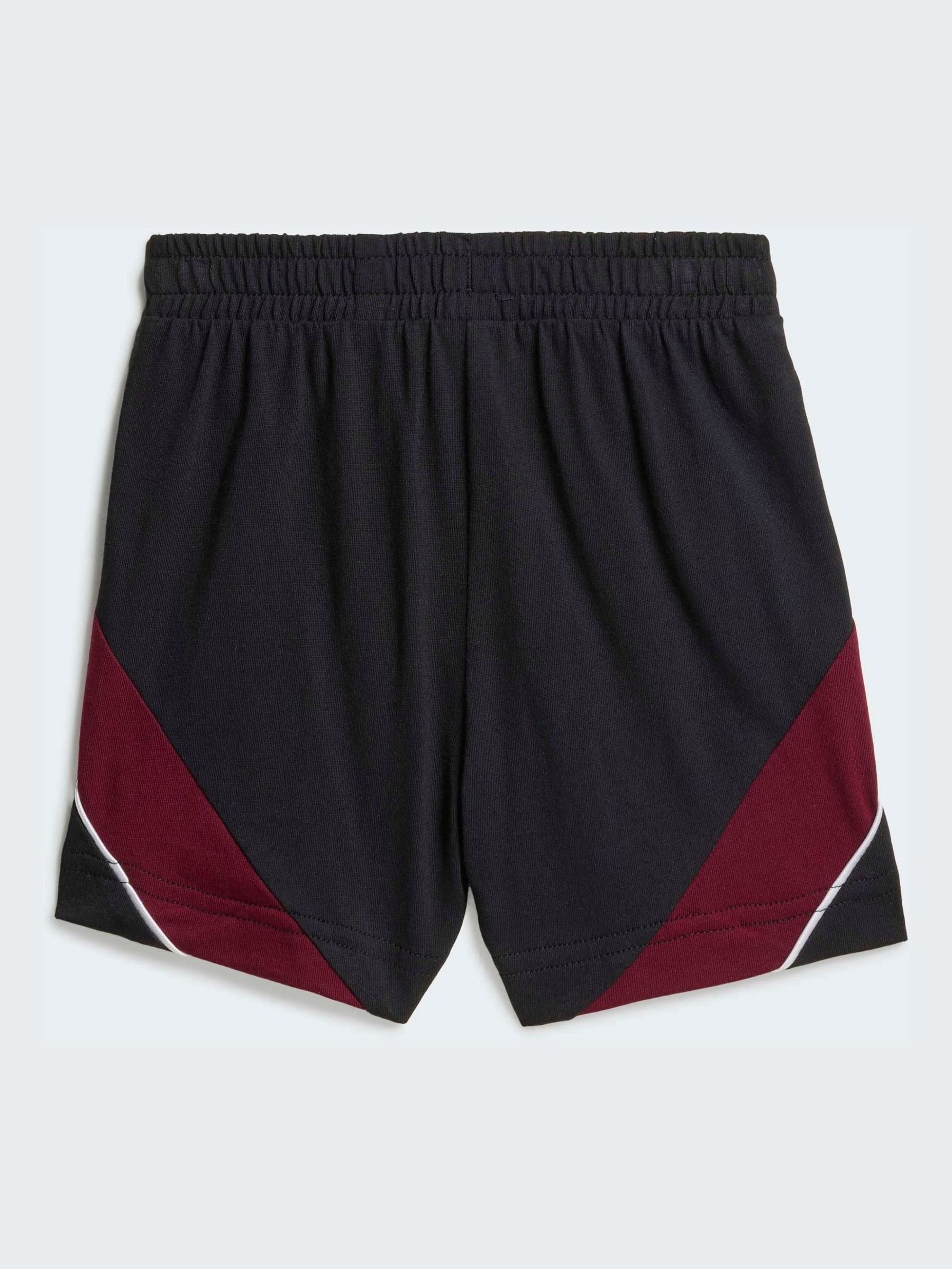 Dsiney Kidz - adidas Burgundy Red Spiderman Top and Shorts Set image 3