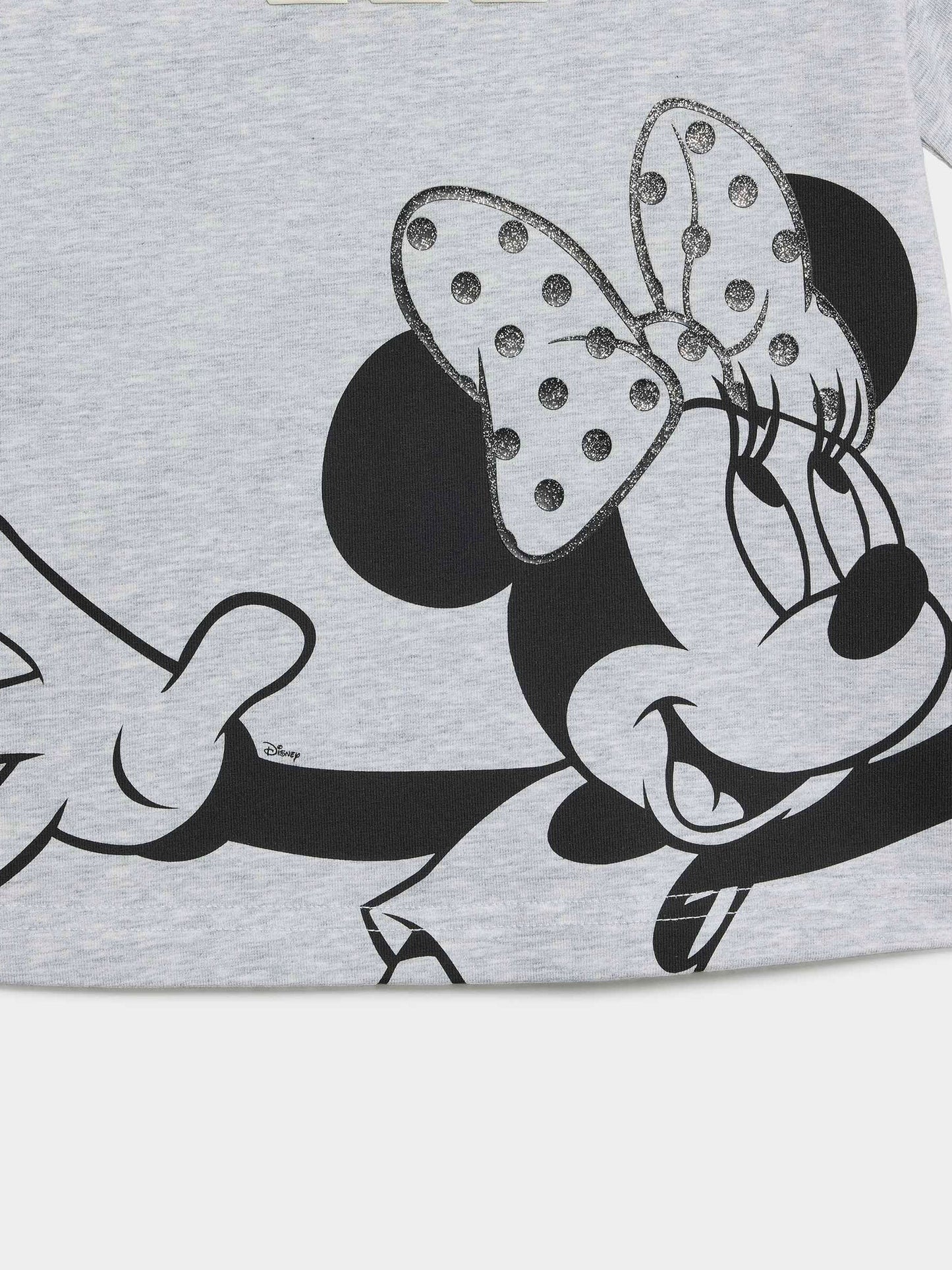 adidas Grey Disney Minnie Mouse Top and Shorts Set image 6
