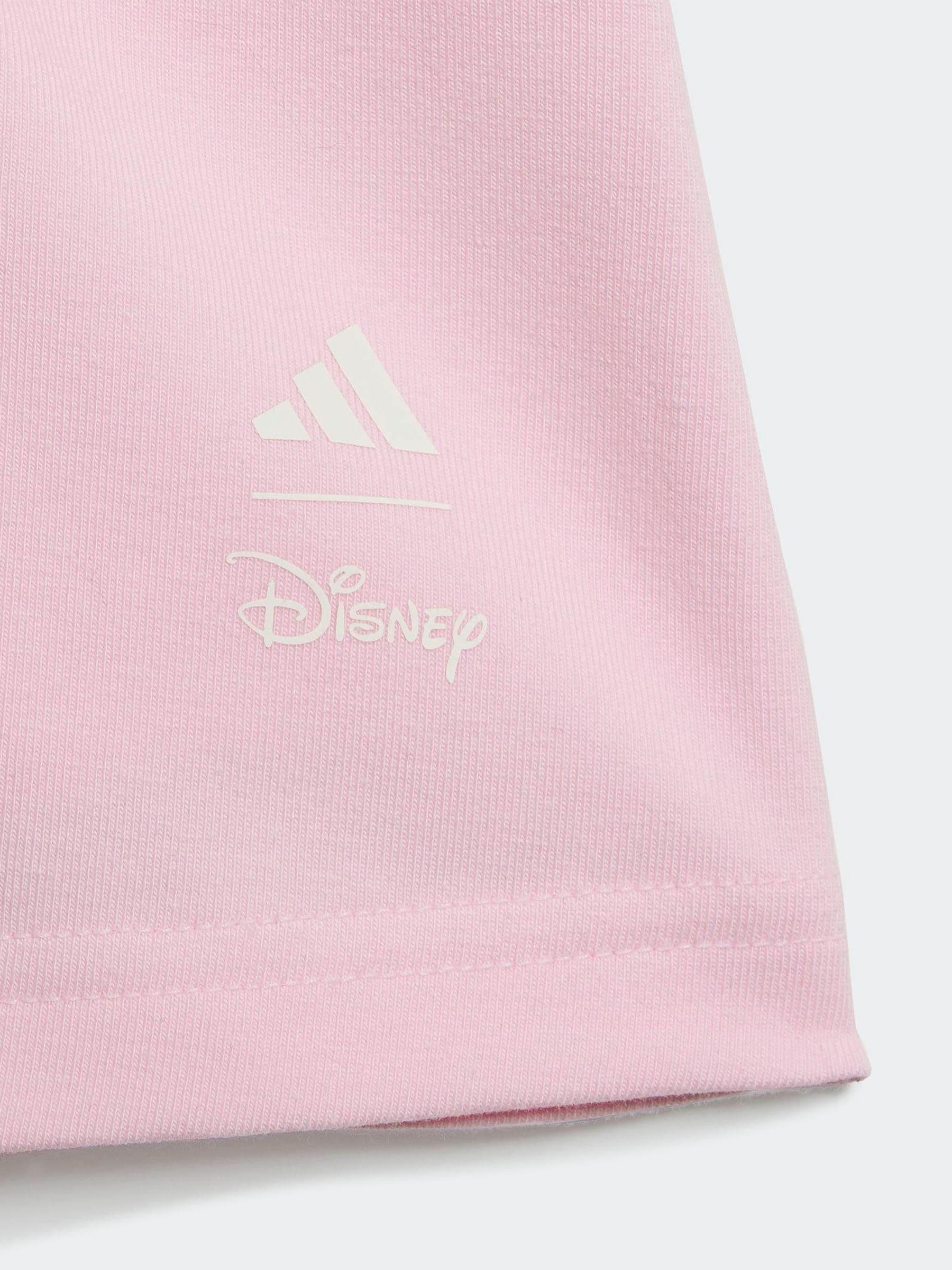 adidas Grey Disney Minnie Mouse Top and Shorts Set image 7