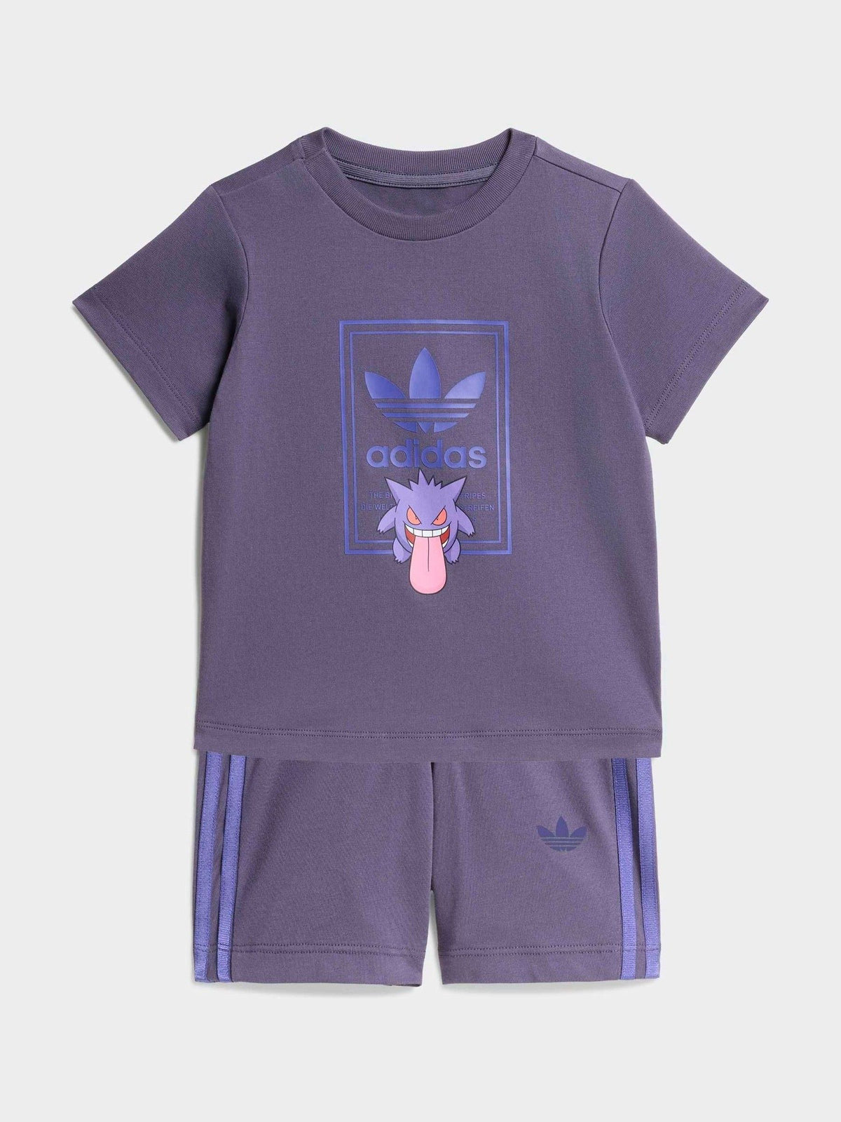 adidas Originals Purple T-Shirt and Shorts Set - image 1