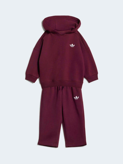 adidas Originals Red Hoodie Jogger Set image 1