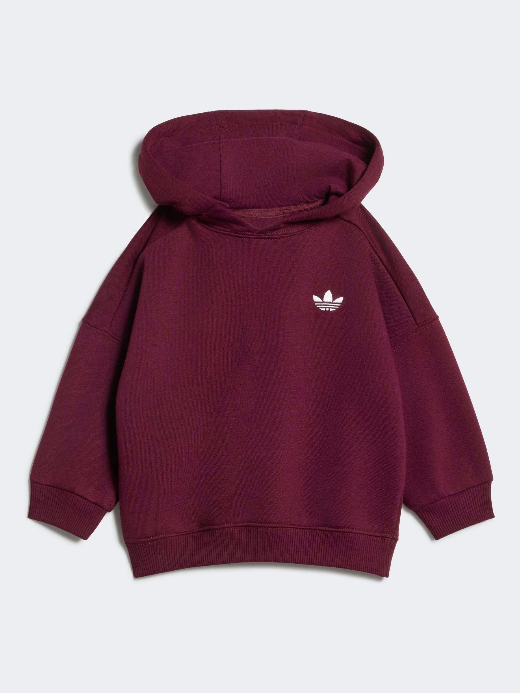 adidas Originals Red Hoodie Jogger Set image 2