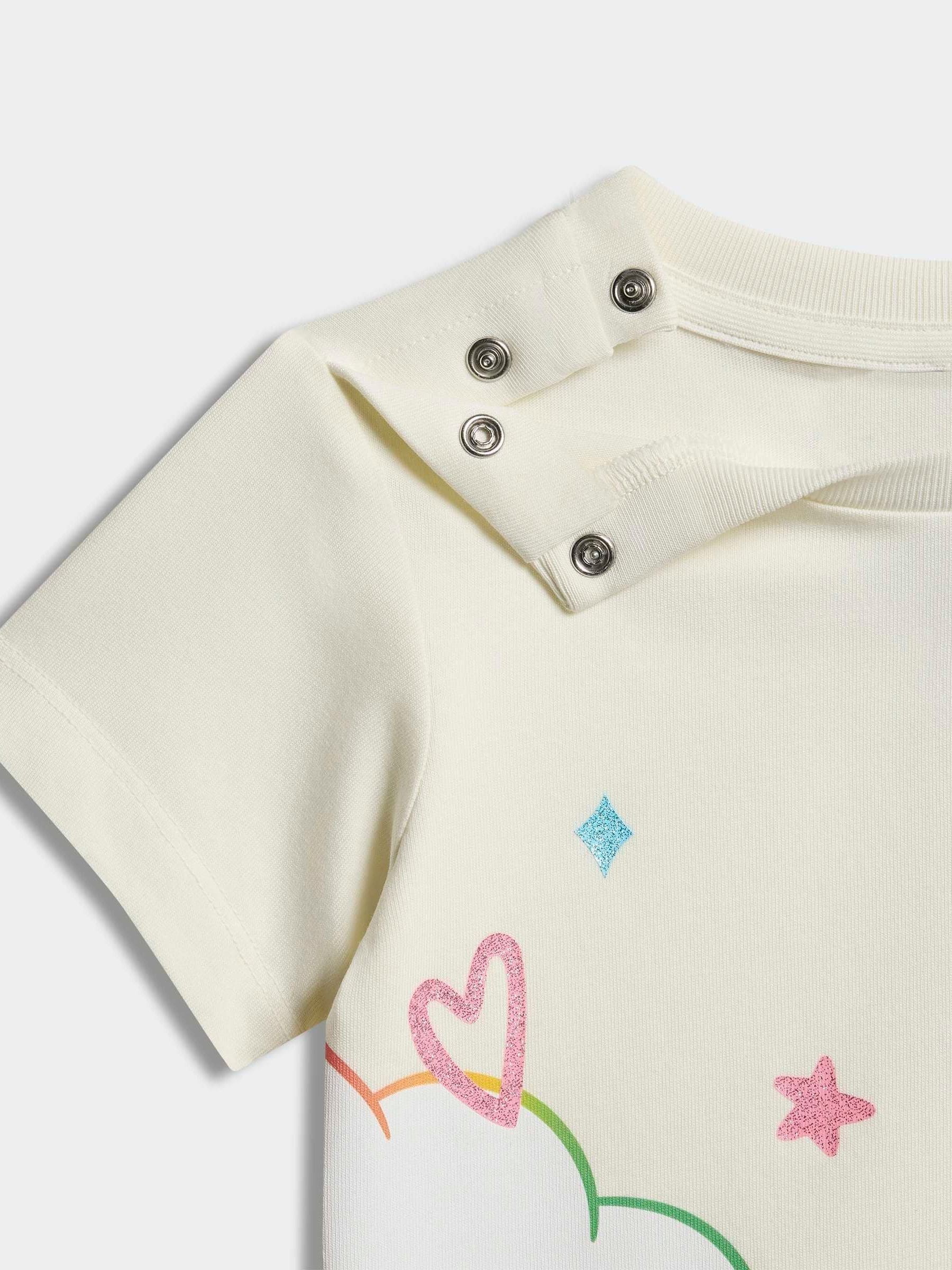 Dsiney Kidz - adidas Originals White Care Bears T-Shirt and Shorts Set image 6